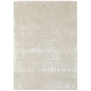 Katherine Carnaby Chrome Luxury Modern Plain Stripe Distressed Tonal Metallic Shimmer Hand-Woven High-Density Heavyweight Soft Textured Silky Viscose Putty Rug-Asiatic Carpets-Rug Love - The Most Loved Rug Store